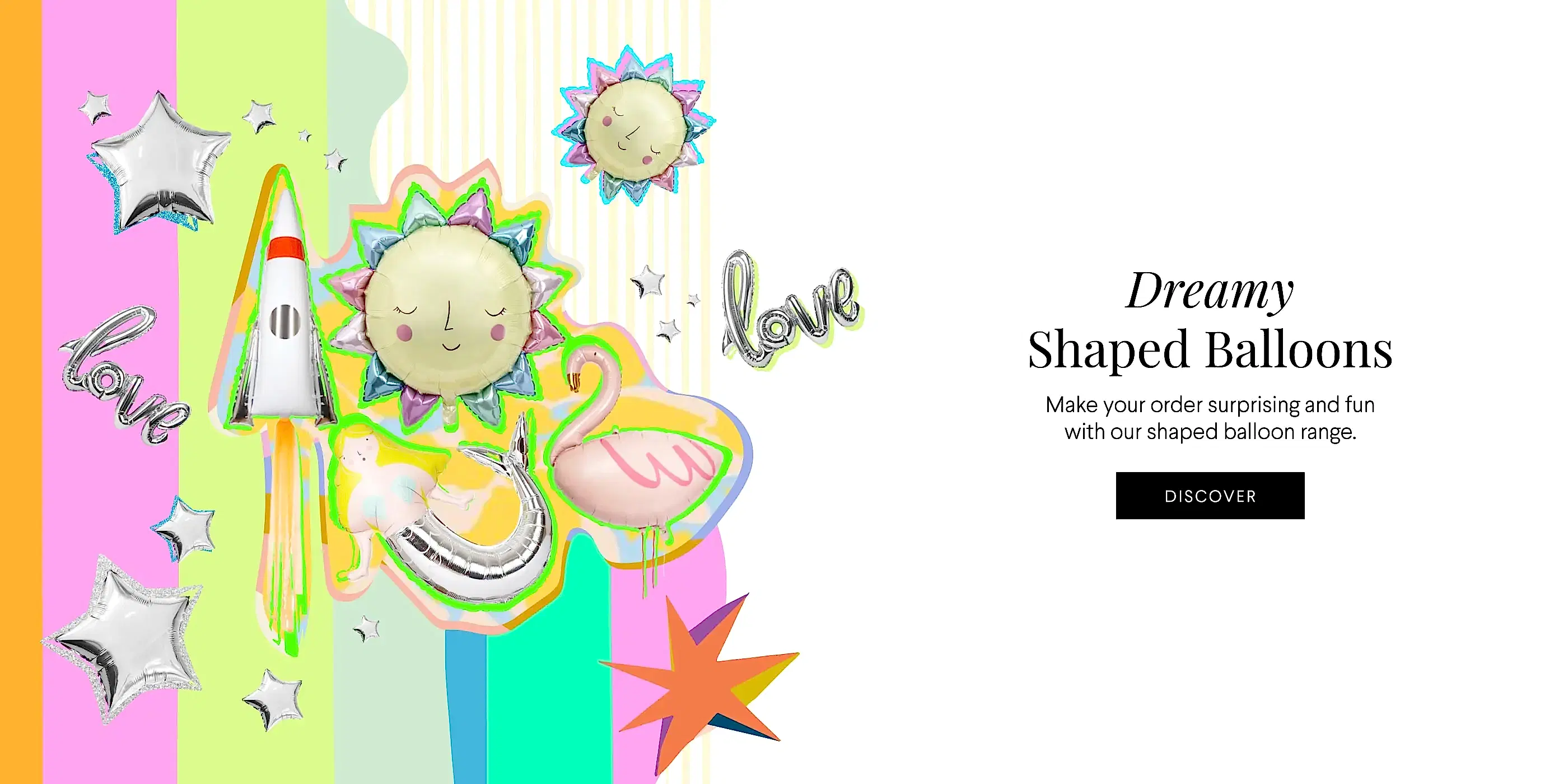 rengarenk balonlar - Web Banner EN