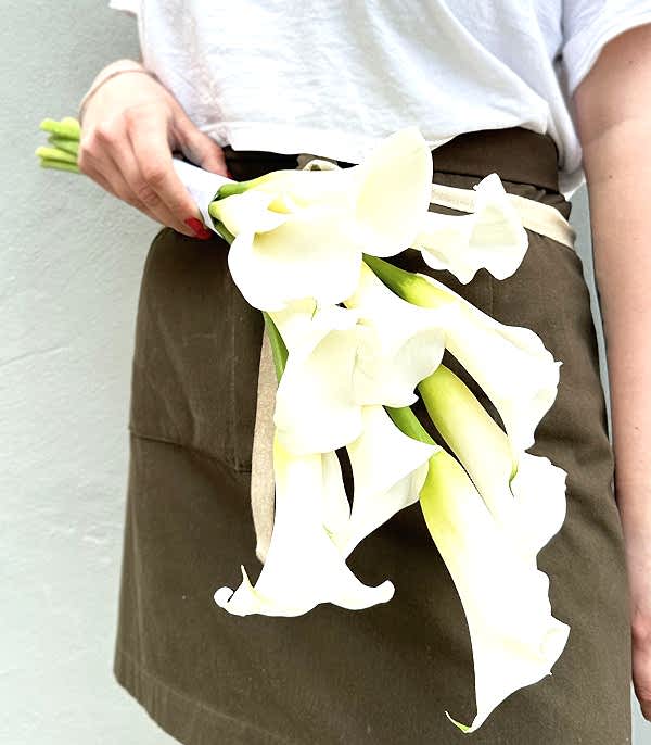 10 Beyaz Gala Gelin Buketi