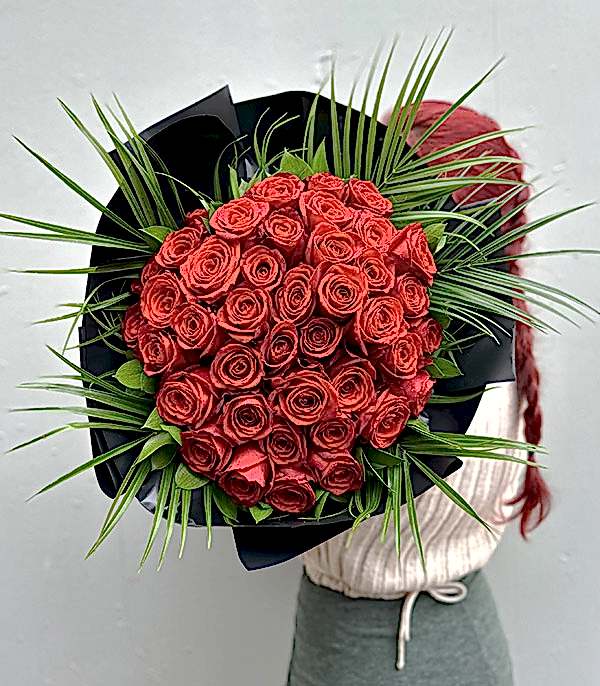 41 Kırmızı Gül Buketi İsteme Çiçeği