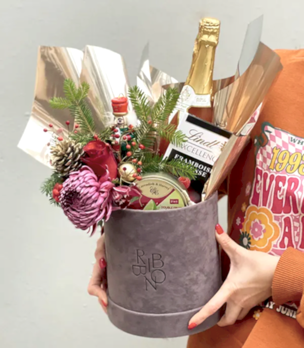 Alkolsüz Şampanyalı Kurşun Askerli Yılbaşı Hediye Kutusu Gri