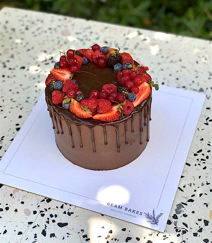 Beam Bakes Choco Berry Wreath Yaş Pasta 4-6 Kişi