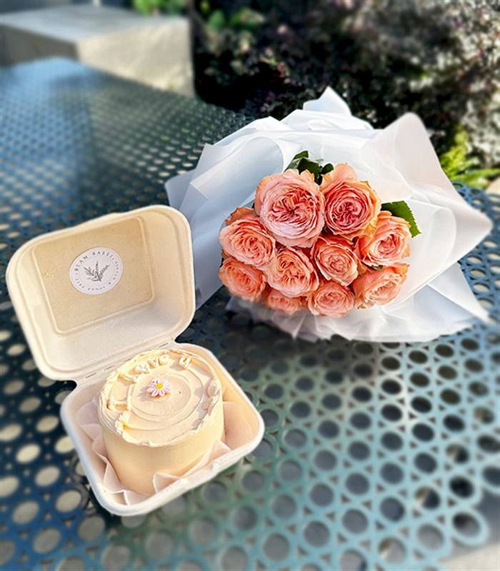 Beam Bakes Somon I Love You Pasta Gül Buketi Seti