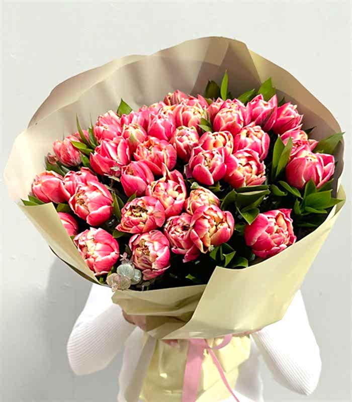 Berry Grand Deluxe 41 Pembe Lale Buketi