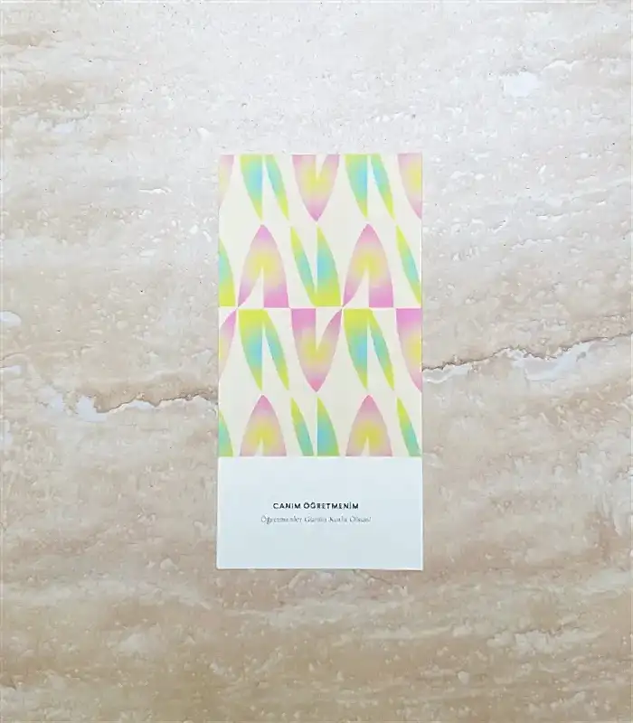 Canım Öğretmenim Öğretmenler Günün Kutlu Olsun Not Kartı