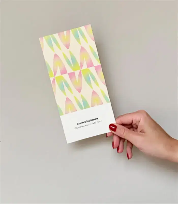 Canım Öğretmenim Öğretmenler Günün Kutlu Olsun Not Kartı