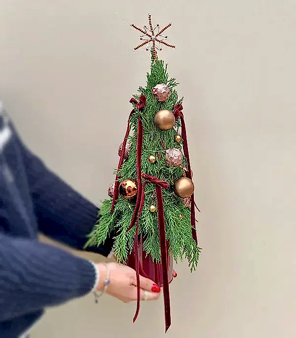 Chance El İşi Işıklı Çikolatalı Mini Yılbaşı Ağacı