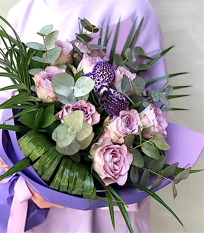 Chloe Lila Gül Buketi