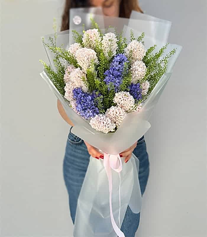 Deluxe 21 Sümbül Buketi