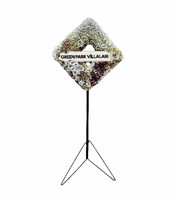 Deluxe Kare Ferforje Çelenk