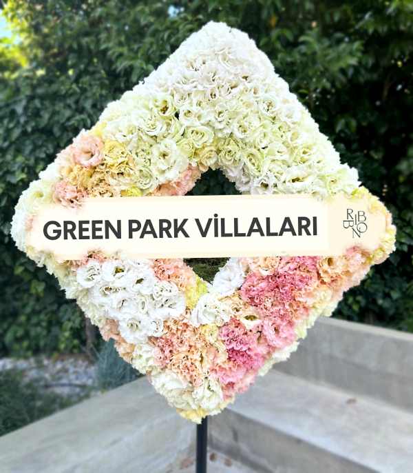 Deluxe Kare Ferforje Çelenk