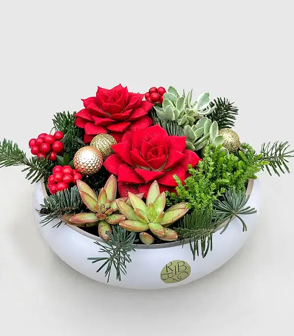 Deluxe Yılbaşı Sukulent Bahçesi