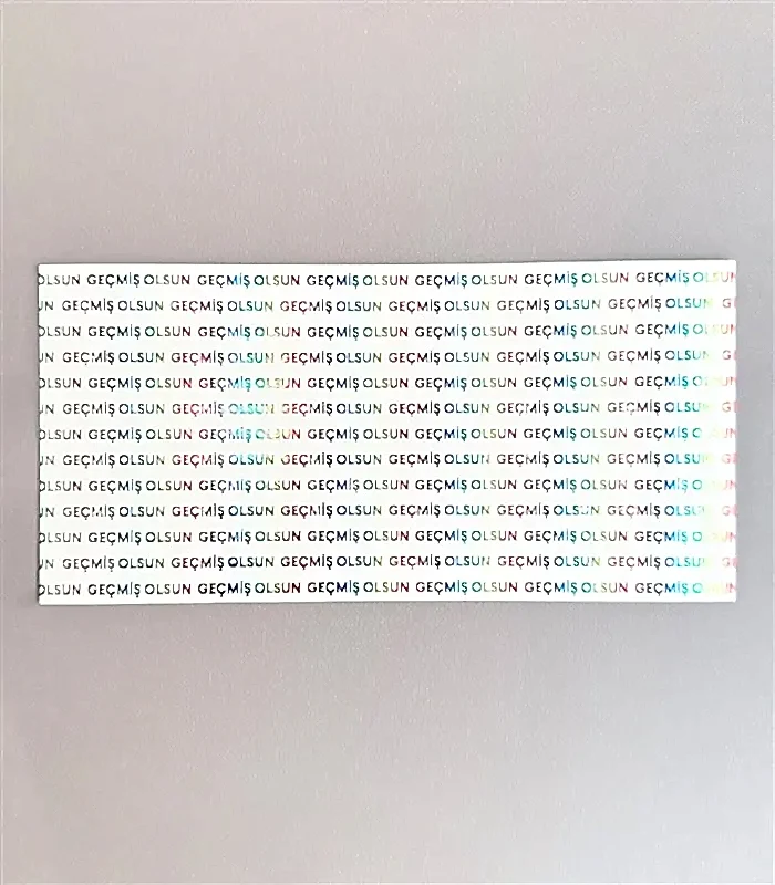 Geçmiş Olsun Not Kartı