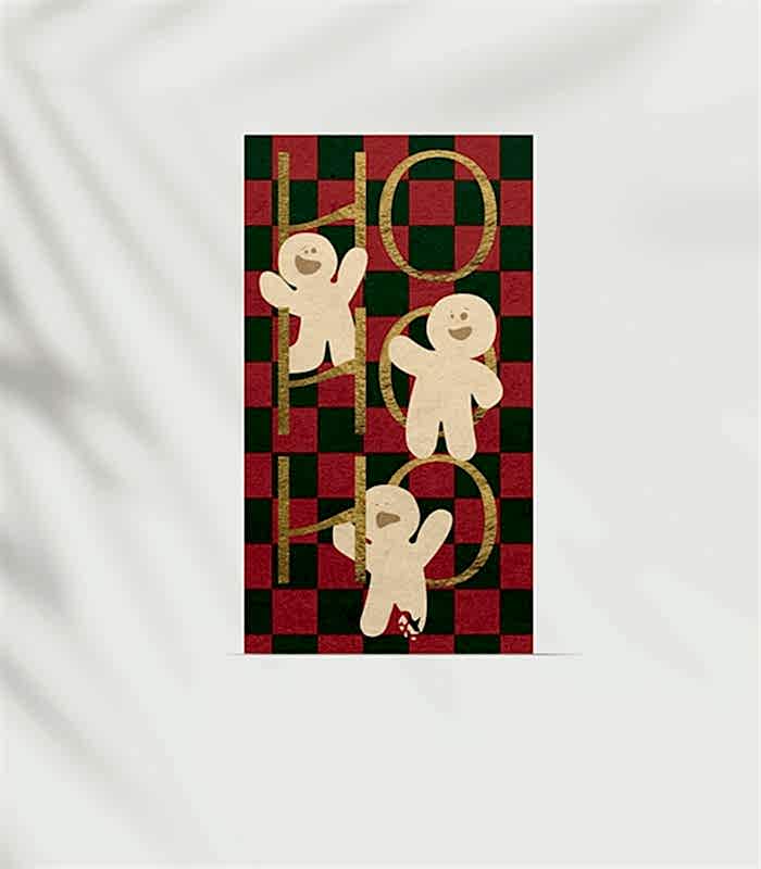 Green Ho Ho Yılbaşı Not Kartı