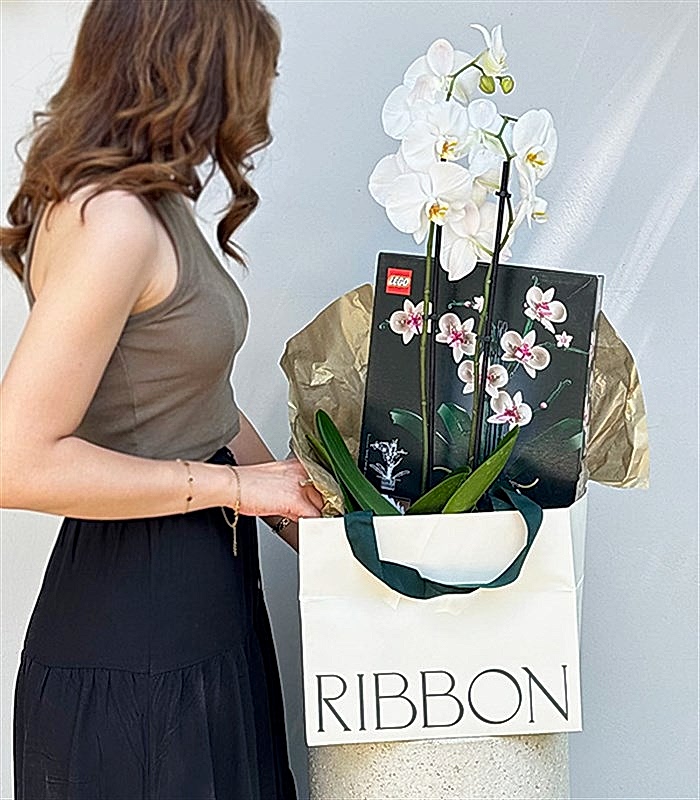 LEGO Orkide & Beyaz Saksı Orkide Hediye Kutusu