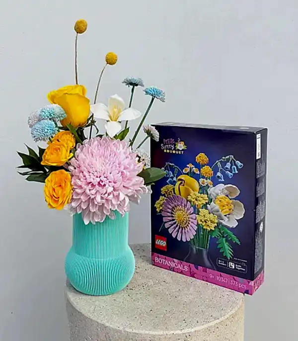 LEGO Petite Sunny Bouquet Mini Vazoda Aranjman Hediye Seti