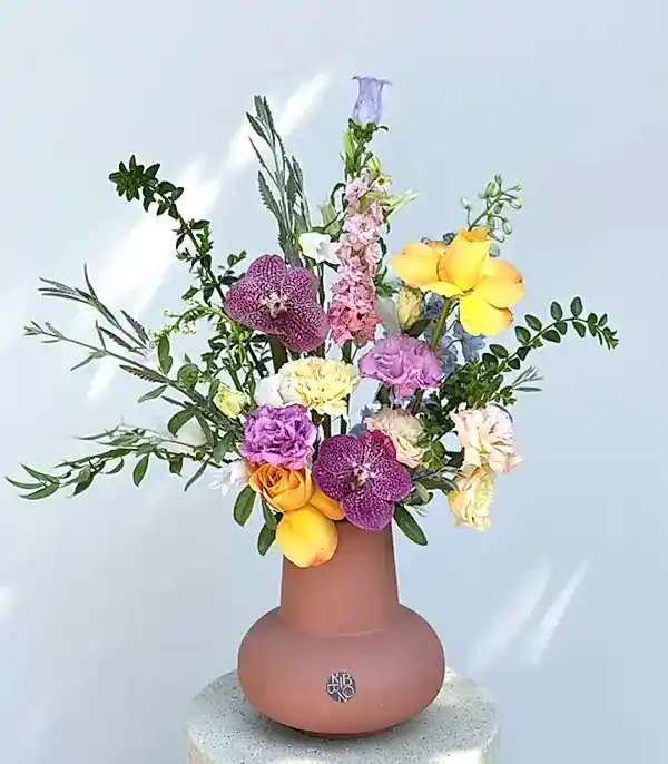 LEGO Pretty Pink Mocha Mousse Seramik Vazoda Aranjman Hediye Seti