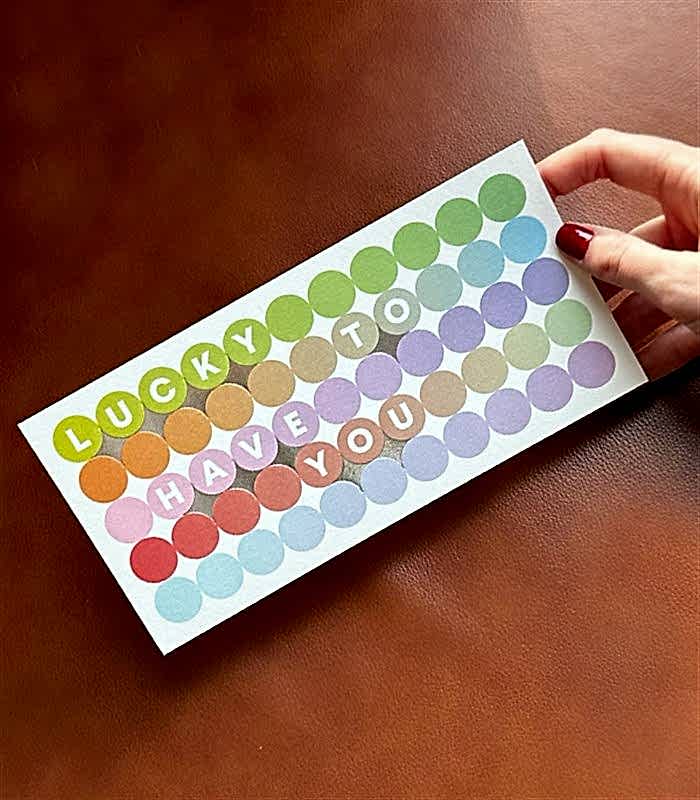 Lucky To Have You Not Kartı