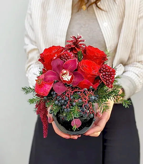 Narlı Mini Yeni Yıl Aranjmanı