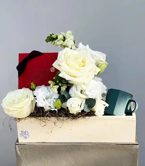 Harem Chocolate Lokum Espresso Mug Hediye Kutusu