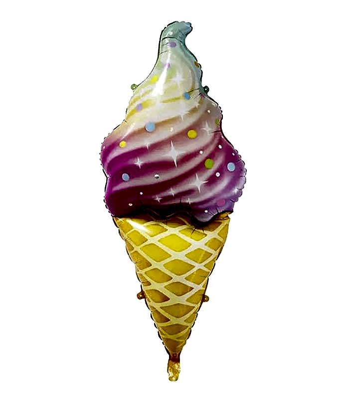 Rainbow Ice Cream Uçan Balon
