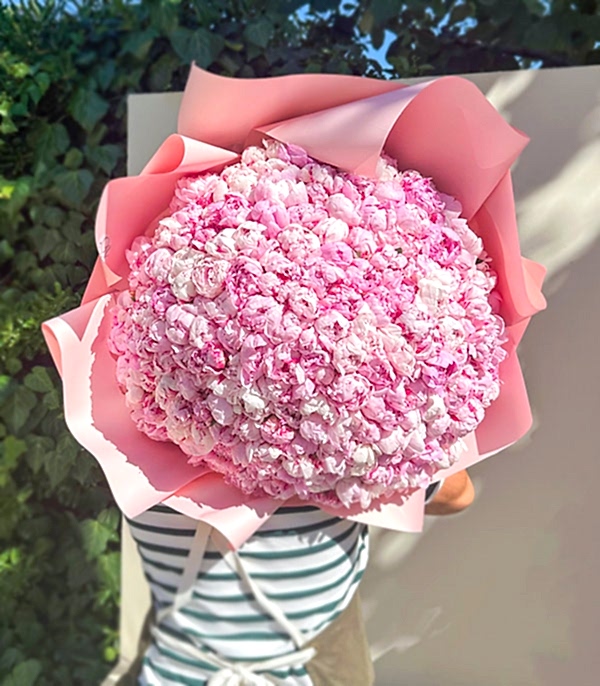 Royal Deluxe 201 Pembe Şakayık Buketi