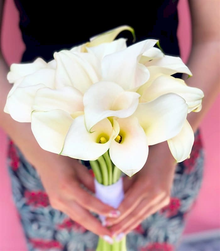 Saf Aşk 20 Beyaz Gala Gelin Buketi