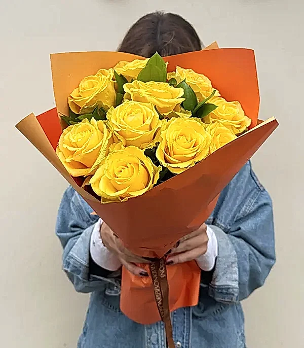 Sofia Sarı Gül Buketi