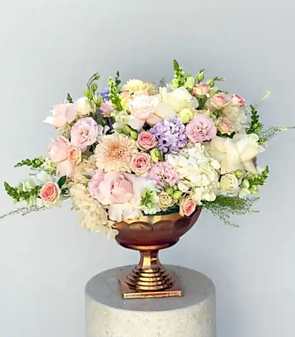 Sogno Amore Pembe Beyaz Deluxe Panoramik Söz Nişan Aranjmanı