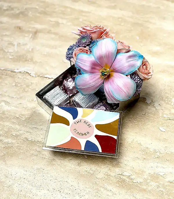 The Best Teacher Çikolata Mini Tepsi