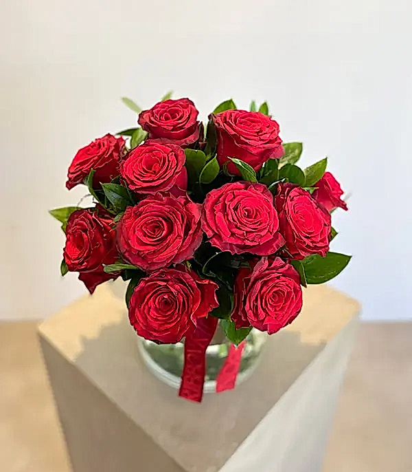 Ti Amo Vazoda 11 Kırmızı Güller